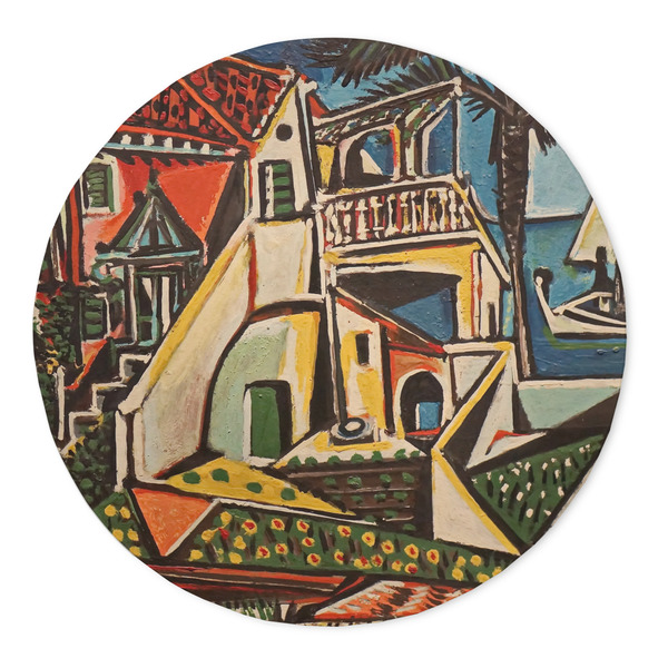 Custom Mediterranean Landscape by Pablo Picasso 5' Round Indoor Area Rug