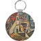 Mediterranean Landscape by Pablo Picasso Round Keychain (Personalized)