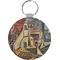 Mediterranean Landscape by Pablo Picasso Round Plastic Keychain