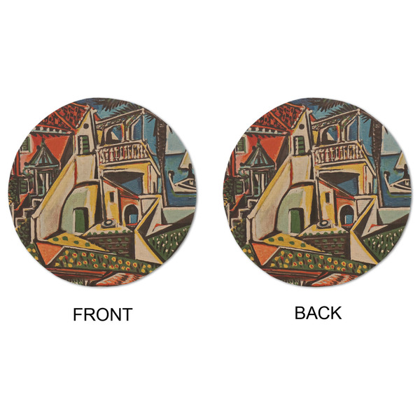Mediterranean Landscape by Pablo Picasso Round Linen Placemats - APPROVAL (double sided)