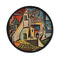 Mediterranean Landscape by Pablo Picasso Iron On Round Patch