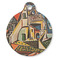 Mediterranean Landscape by Pablo Picasso Round Pet ID Tag - Large
