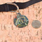 Mediterranean Landscape by Pablo Picasso Round Pet ID Tag - Large - In Context