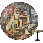 Mediterranean Landscape by Pablo Picasso Round Table - 24"