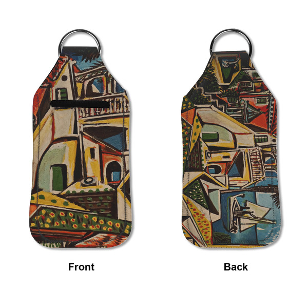 Mediterranean Landscape by Pablo Picasso Sanitizer Holder Keychain - Large APPROVAL (Flat)