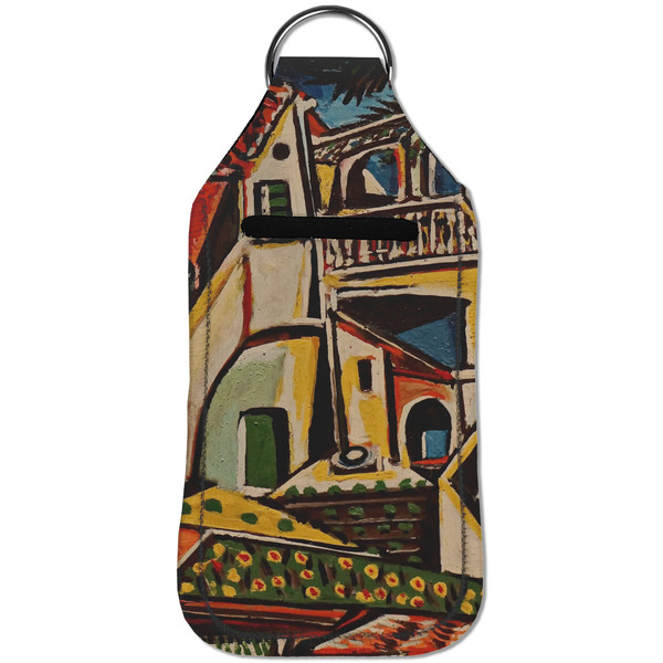 Mediterranean Landscape by Pablo Picasso Sanitizer Holder Keychain - Large (Front)