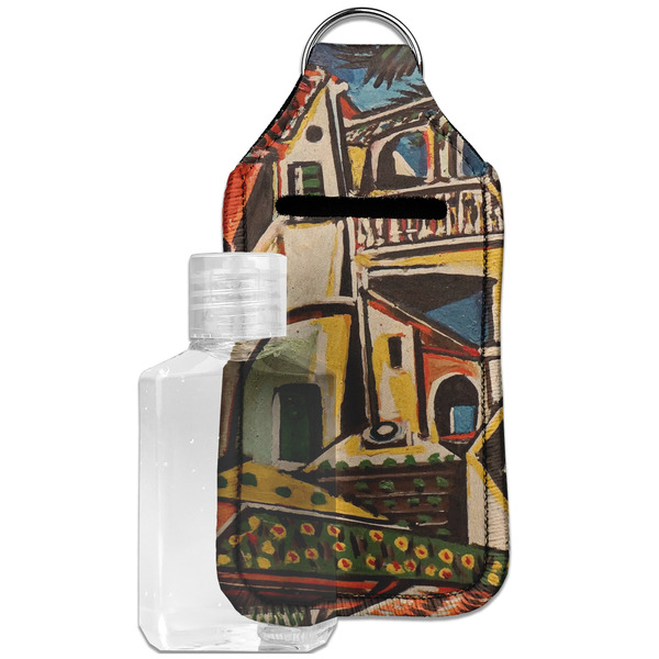 Custom Mediterranean Landscape by Pablo Picasso Hand Sanitizer & Keychain Holder - Large