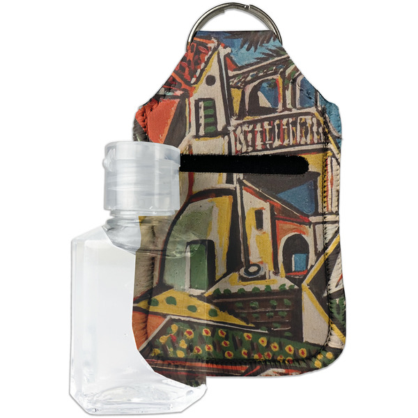 Custom Mediterranean Landscape by Pablo Picasso Hand Sanitizer & Keychain Holder - Small