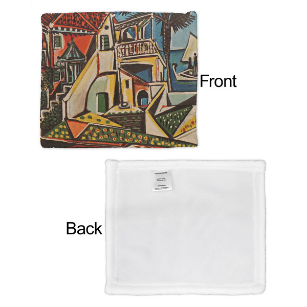 Mediterranean Landscape by Pablo Picasso Security Blanket - Front & White Back View