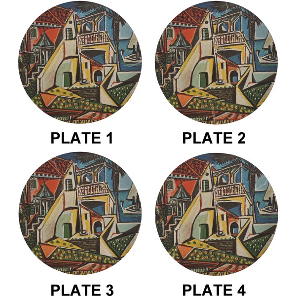 Mediterranean Landscape by Pablo Picasso Set of Lunch / Dinner Plates (Approval)