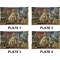Mediterranean Landscape by Pablo Picasso Set of Rectangular Dinner Plates (Approval)