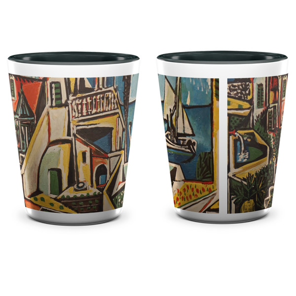 Mediterranean Landscape by Pablo Picasso Shot Glass - Two Tone - APPROVAL