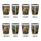 Mediterranean Landscape by Pablo Picasso Shot Glassess - Two Tone - Set of 4 - APPROVAL