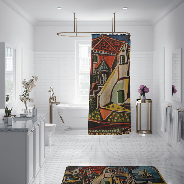 Mediterranean Landscape by Pablo Picasso Shower Curtain - Custom Size