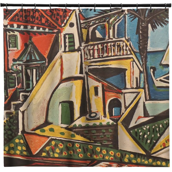 Custom Mediterranean Landscape by Pablo Picasso Shower Curtain - Custom Size