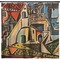 Mediterranean Landscape by Pablo Picasso Shower Curtain - Custom Size