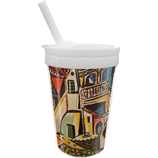 Custom Mediterranean Landscape by Pablo Picasso Sippy Cup with Straw