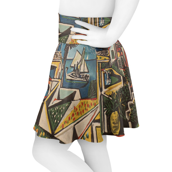 Mediterranean Landscape by Pablo Picasso Skater Skirt - Side