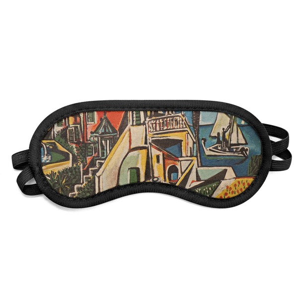 Custom Mediterranean Landscape by Pablo Picasso Sleeping Eye Mask - Small