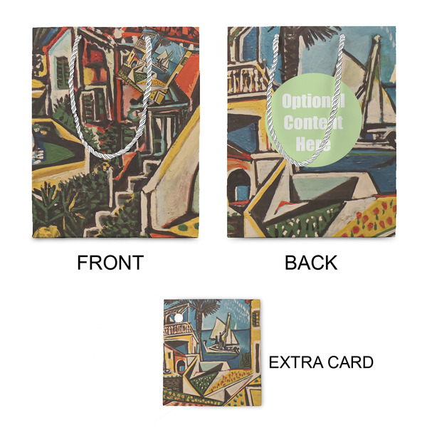 Mediterranean Landscape by Pablo Picasso Small Gift Bag - Approval