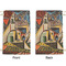 Mediterranean Landscape by Pablo Picasso Small Laundry Bag - Front & Back View