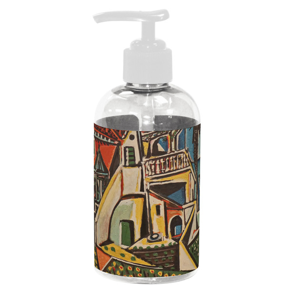 Custom Mediterranean Landscape by Pablo Picasso Plastic Soap / Lotion Dispenser (8 oz - Small - White)