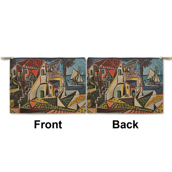 Mediterranean Landscape by Pablo Picasso Small Zipper Pouch Approval (Front and Back)
