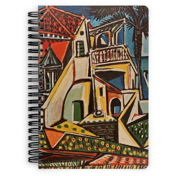 Custom Mediterranean Landscape by Pablo Picasso Spiral Notebook