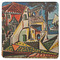 Mediterranean Landscape by Pablo Picasso Square Rubber Backed Coaster