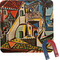 Mediterranean Landscape by Pablo Picasso Square Fridge Magnet (Personalized)