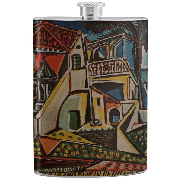 Custom Mediterranean Landscape by Pablo Picasso Stainless Steel Flask