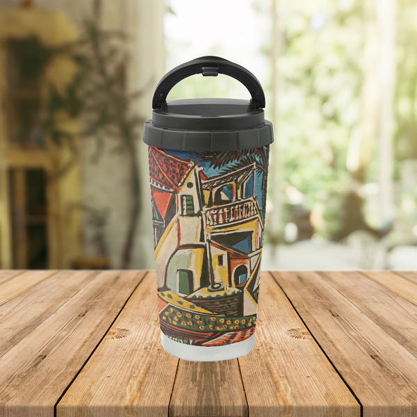 Mediterranean Landscape by Pablo Picasso Stainless Steel Travel Cup Lifestyle