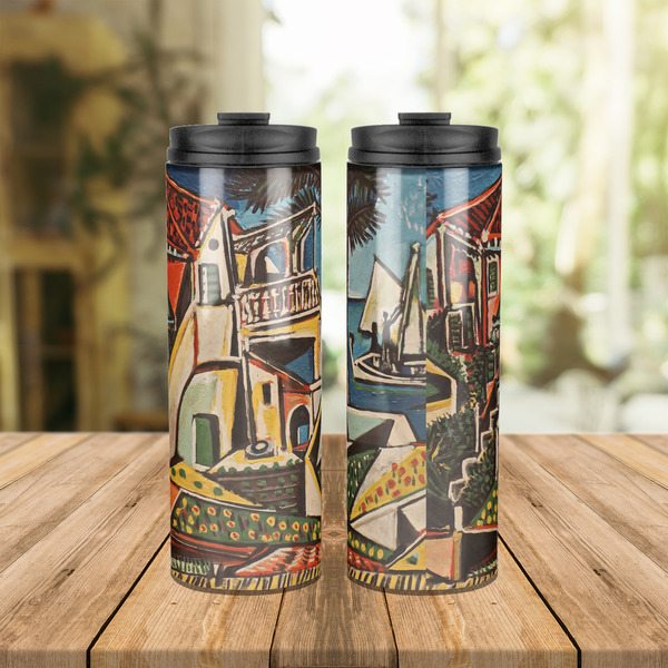 Mediterranean Landscape by Pablo Picasso Stainless Steel Tumbler - Lifestyle