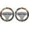 Mediterranean Landscape by Pablo Picasso Steering Wheel Cover- Front and Back