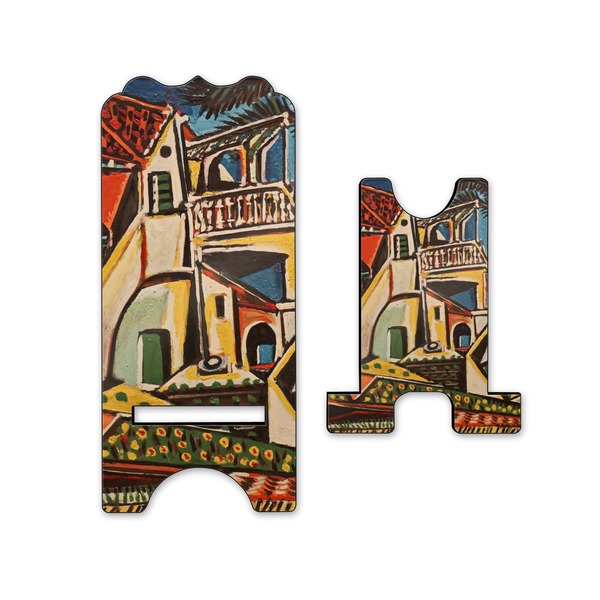 Mediterranean Landscape by Pablo Picasso Stylized Phone Stand - Front & Back - Small