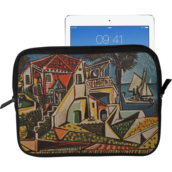 Custom Mediterranean Landscape by Pablo Picasso Tablet Case / Sleeve - Large
