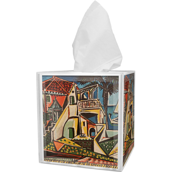 Custom Mediterranean Landscape by Pablo Picasso Tissue Box Cover