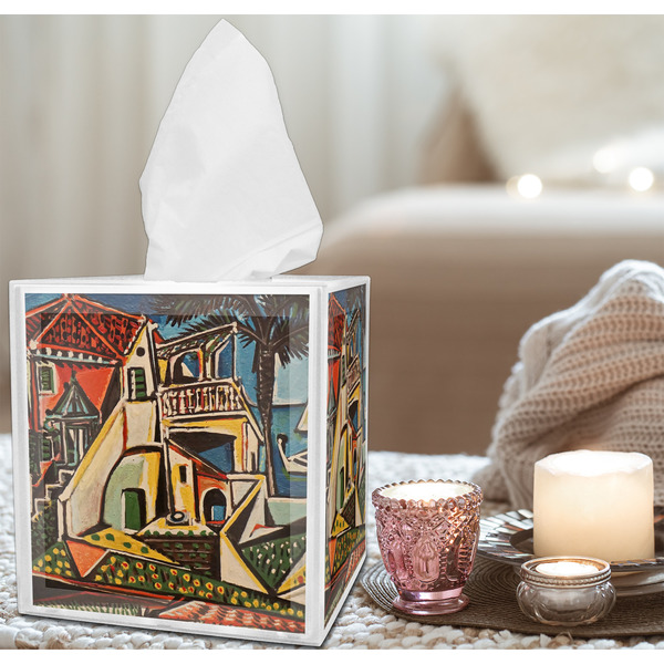 Mediterranean Landscape by Pablo Picasso Tissue Box - LIFESTYLE