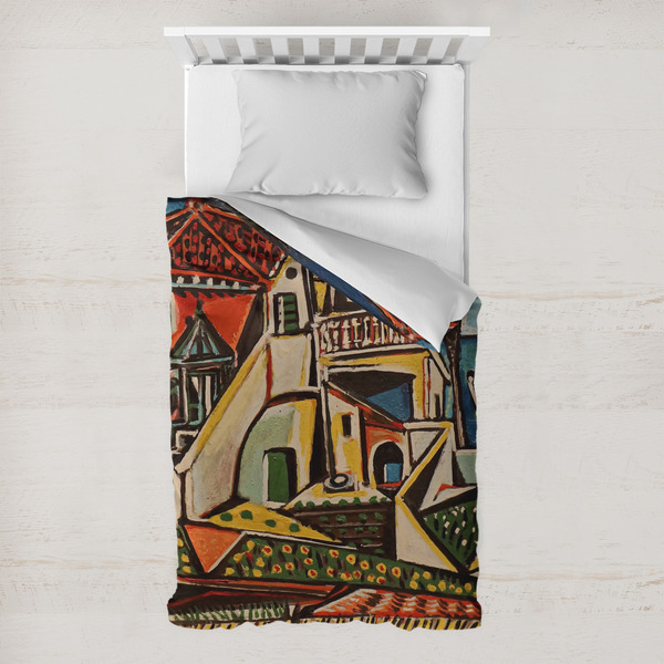 Custom Mediterranean Landscape by Pablo Picasso Toddler Duvet Cover