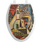 Mediterranean Landscape by Pablo Picasso Toilet Seat Decal - Elongated