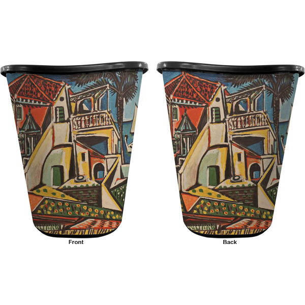 Mediterranean Landscape by Pablo Picasso Trash Can Black - Front and Back - Apvl