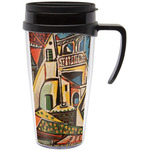Mediterranean Landscape by Pablo Picasso Acrylic Travel Mug with Handle