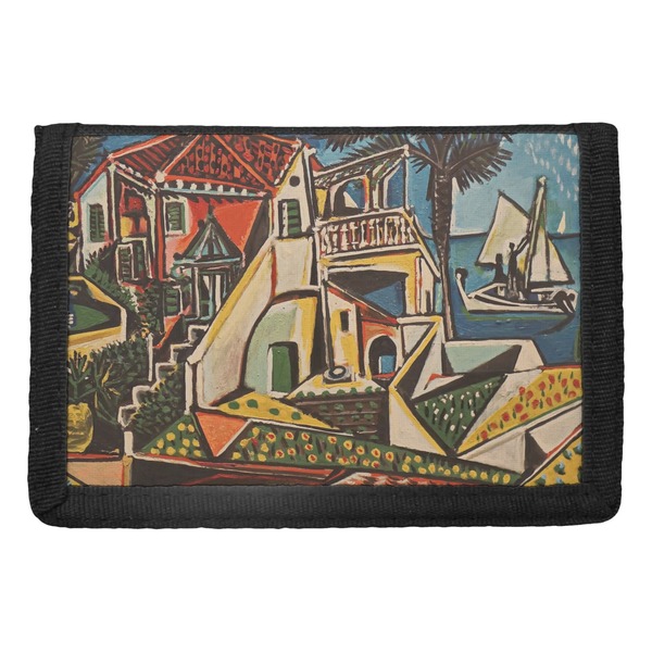 Custom Mediterranean Landscape by Pablo Picasso Trifold Wallet