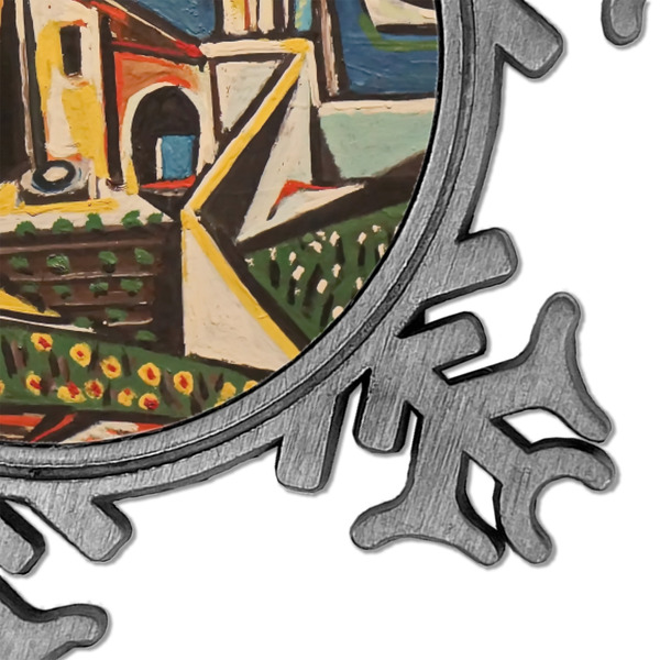 Mediterranean Landscape by Pablo Picasso Vintage Snowflake - Detail