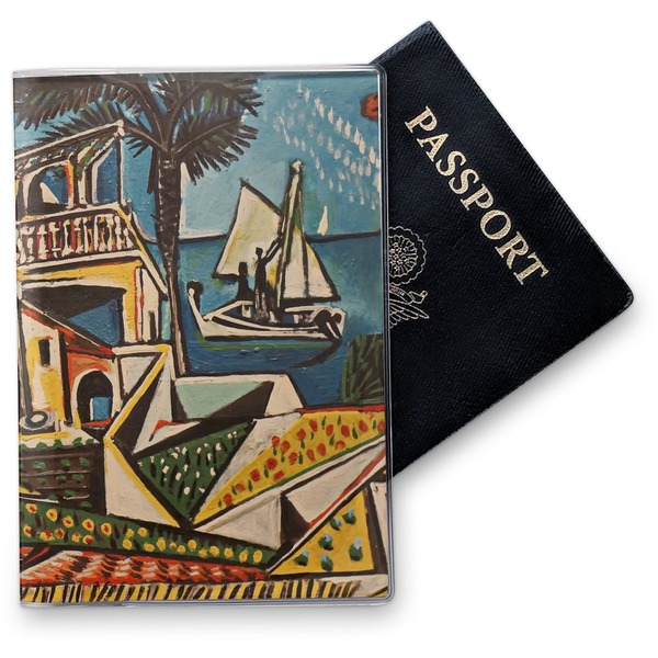 Custom Mediterranean Landscape by Pablo Picasso Vinyl Passport Holder