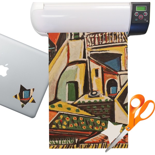 Custom Mediterranean Landscape by Pablo Picasso Sticker Vinyl Sheet (Permanent)