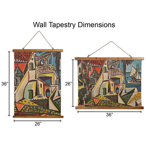 Mediterranean Landscape by Pablo Picasso Wall Hanging Tapestries - Parent/Sizing