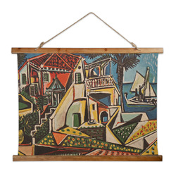 Mediterranean Landscape by Pablo Picasso Wall Hanging Tapestry - Wide
