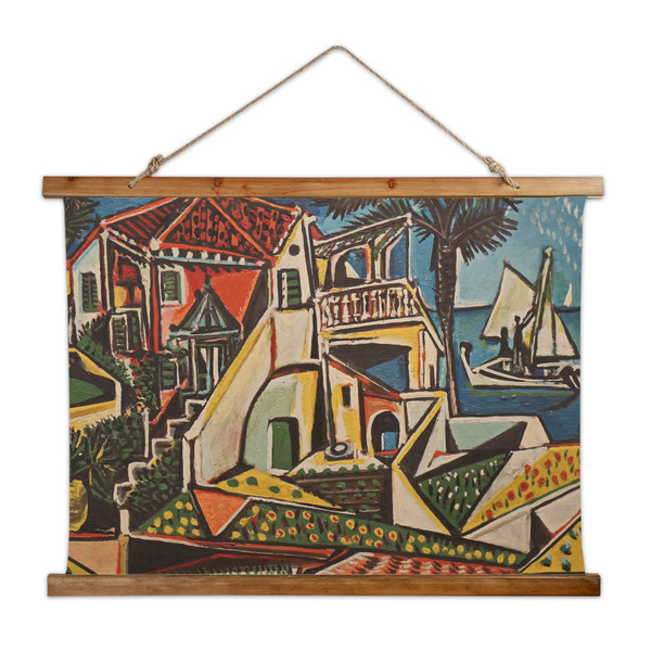 Custom Mediterranean Landscape by Pablo Picasso Wall Hanging Tapestry - Wide