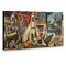 Mediterranean Landscape by Pablo Picasso Wall Mounted Coat Hanger - Side View